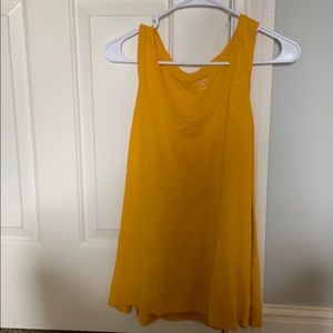 gold casual tank top